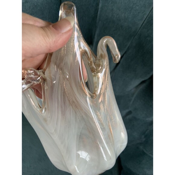 Murano Art Glass Vase Vetro Eseguito Secondo La Tecnica Dei Mastri Di - Picture 6 of 11